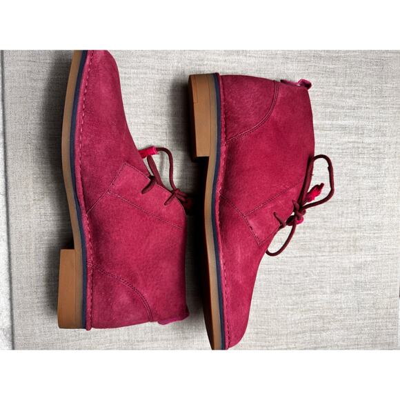 Hush Puppies Womens Shoes Cyra Catelyn Chukka Boot Size 13 Maroon - Picture 16 of 16